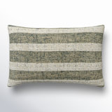 Striped Linen Throw Pillow