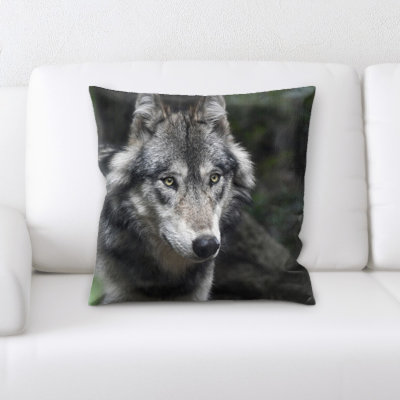 Wolf Throw Pillow