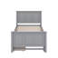 Lit plateforme simple avec tiroirs et lit gigogne-114402416