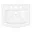 Pennfield 24" Vitreous China Wall-Mounted Bathroom Sink with Overflow and 3 Faucet Holes-44594613