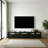 Modern Black 78.74" Width Solid Wood TV Stand