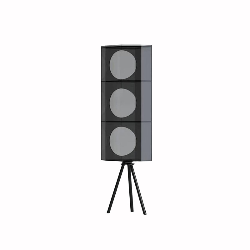 Meghans, (4 tablettes) H 60,24 po x l 12,6 po x P 12,6 po, Noir, noir, noir, noir