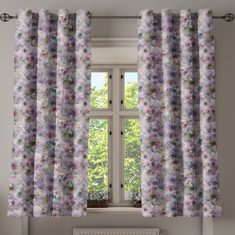 Semi Sheer Curtain Pair