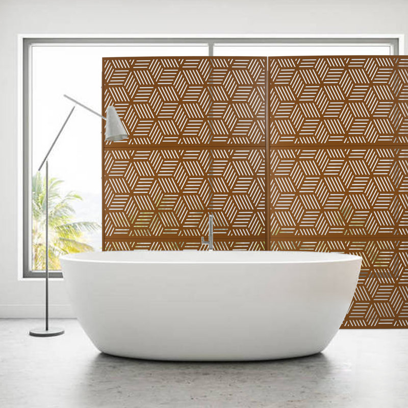 Écran d'intimité pour l'extérieur et l'intérieur, Brun