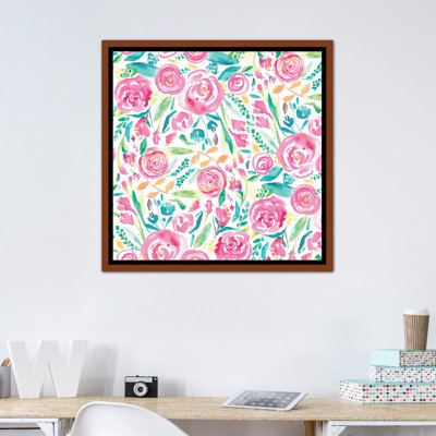 «Spring Roses Pastel» par Ninola Design - reproduction d'art