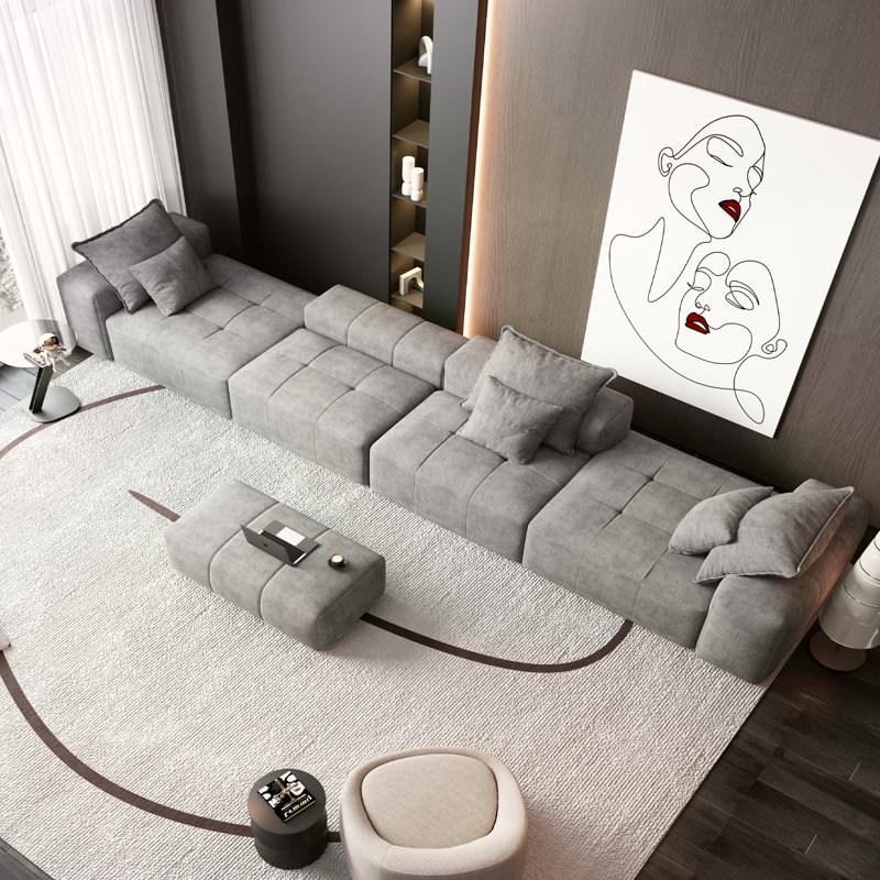 Canapé modulaire surdimensionné Modern, Gris