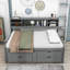 Full Wooden Daybed with 4 Drawers-98114154