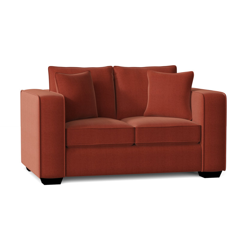 Juliet Upholstered 64'' Reclining Sleeper Sofa, Entice Spice