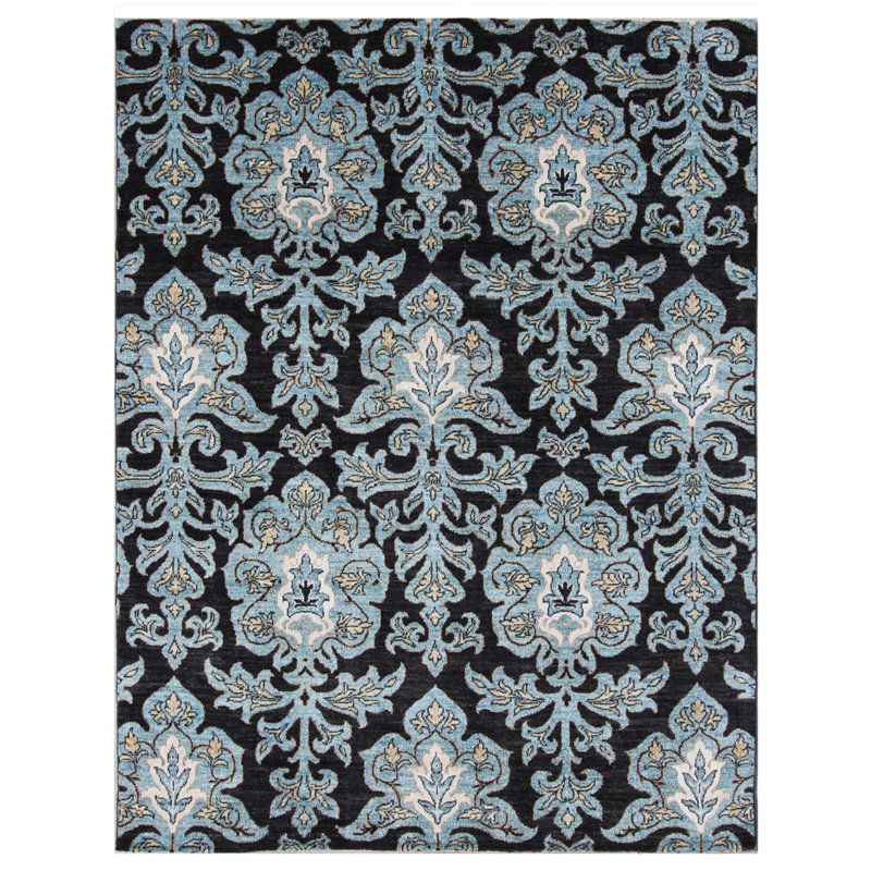 Penright Floral Hand Woven 154cm X 203cm Area Rug