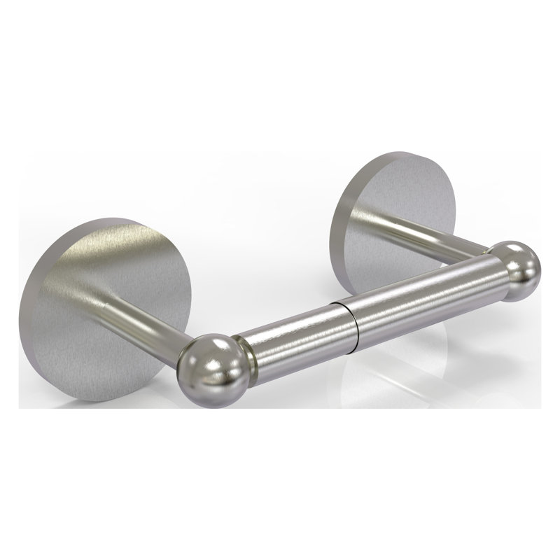 Porte-papier hygiénique mural double, Nickel satiné