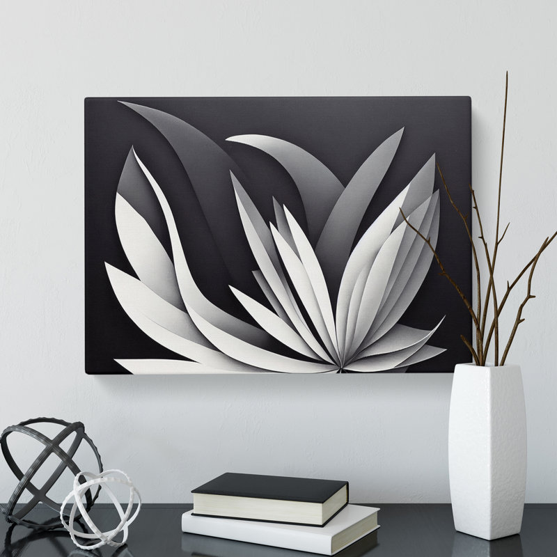 Pretty Floral Art - Wrapped Canvas, 40cm H x 60cm W