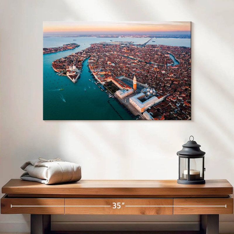 Nicci, la ville de Venise, H 16 po x l 24 po