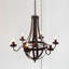Lustre en métal 6 lumières