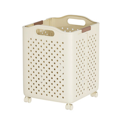Plastic Laundry Basket with Handles