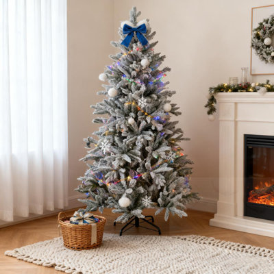 Arbre de Noël artificiel enneigé 6 pi
