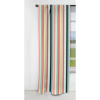 Nomadic Blend Striped Pattern - Stripped Curtain - Blackout Striped Curtain - 1 Panels
