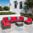 Arleht 7-Piece Wicker / Rattan Outdoor Sectional Seating Group with Cushions-351569845
