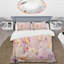Ensemble de housse de couette en microfibre / polyester Pink Whimsical Wildflowers I Bedding-877658992