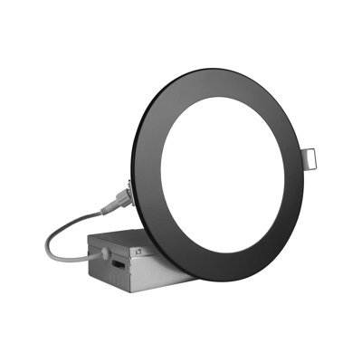 RELS 6'' Selectable Color Temperature 12.27 Watt Dimmable Air-Tight IC Rated LED Canless Recessed Lighting Kit