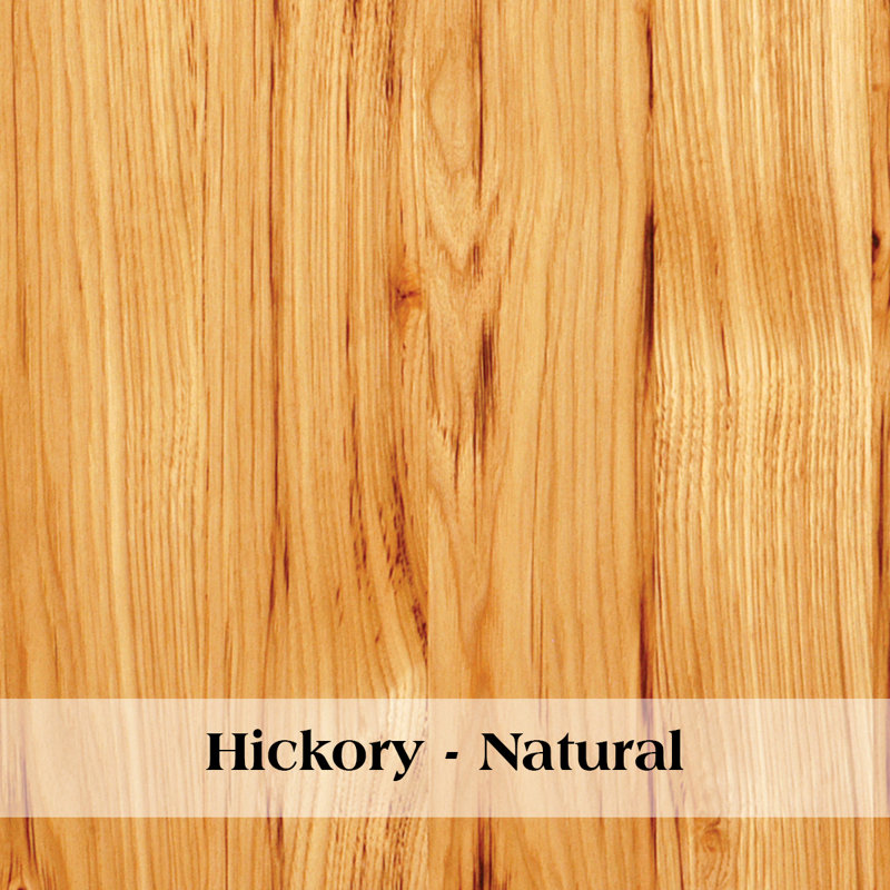 Table de salle à manger Fireside Lodge Hickory, L 36 po x l 36 po x H 30 po, Hickory naturel