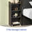 Bed Frame with Headboard & 2 Hidden Storage Cabinets, Bed with Charging Station &  RGB LED Lights-1862735897