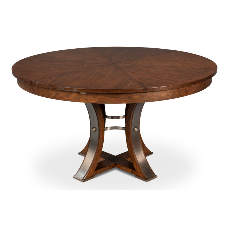 Tower Round Solid Oak Dining Table, Palladio