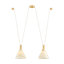 Eileen 10" 2-Light Linear Chandelier