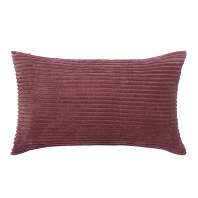 Striped Cotton Blend Throw Pillow