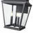 Raphael 30.5 inch Sand Black 3 Light Outdoor Wall Light-1177446367