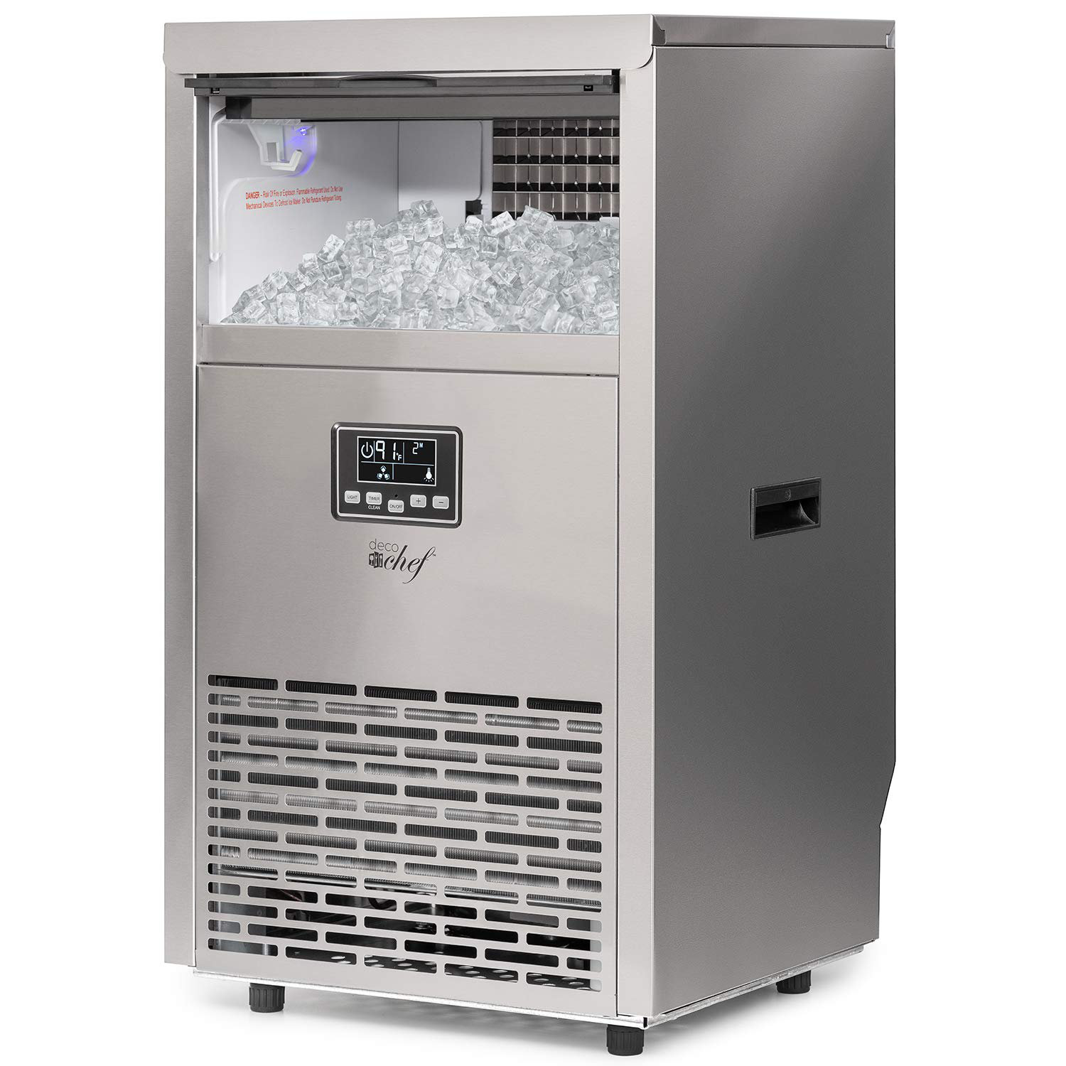 Deco Chef Commercial Ice Maker 99 lb. Daily Production Free Standing