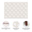 Tapis intérieur / extérieur beige en polypropylène tissé à la machine Rectangle-87470246