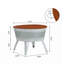 Table d'appoint Farmhouse Rustic