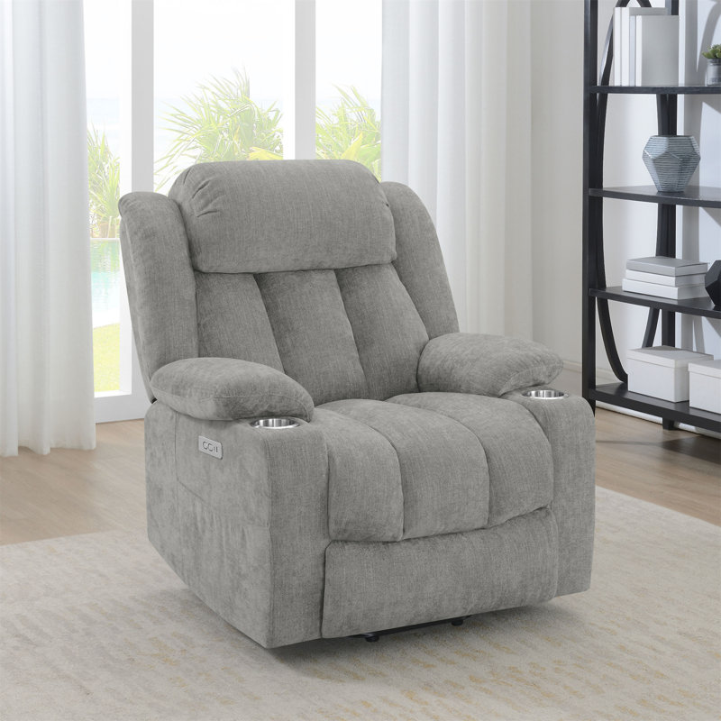 Fauteuil inclinable électrique relevable Beca Grey, Grey