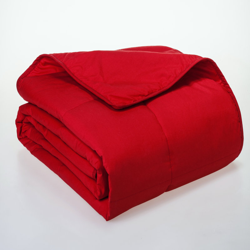  Couverture en duvet synthétique entièrement naturel, Double / Grand, Écarlate