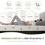 Matelas dans une boîte, mousse à mémoire de forme vert moyen, matelas de 5 pouces pour lit plateforme