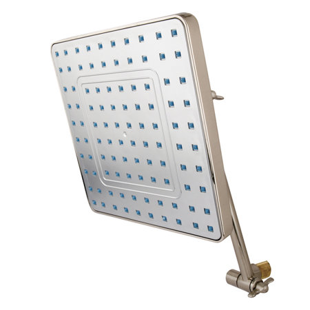 Rio Full/Standard Rain Shower Head, Satin Nickel