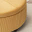 Repose-pieds rond avec rangement en velours Bula-943753748