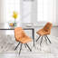 Chaises de salle à manger confortables en tissu épaissi avec pieds robustes en métal, ensemble de 2 pour une expérience culinaire élégante et confortable-825162973