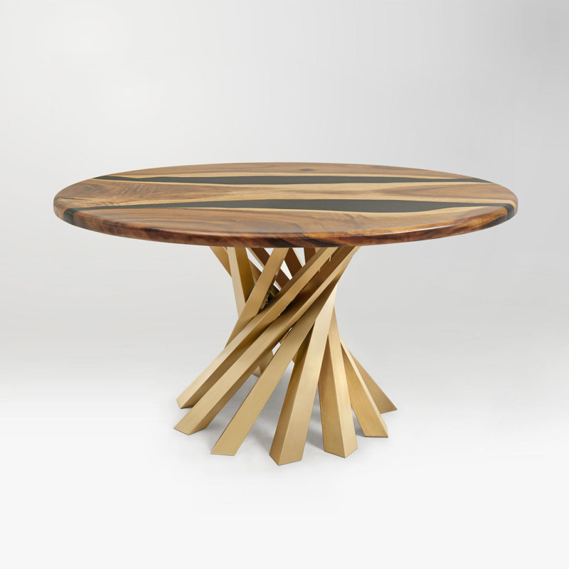Base de table de salle à manger Filar, H 28 po x L 29 po x l 29 po