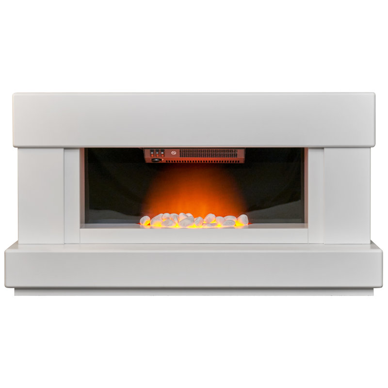 Verona Adam 121 cm W Electric Fireplace with 6824 BTU