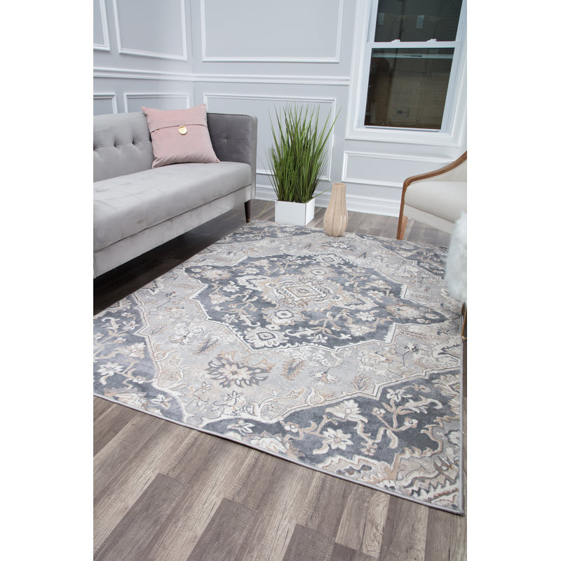 Tapis rétro Elliana, Rectangle 5 pi x 7 pi