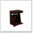 Versatile Utility Cart with Gliding Shelf and Rolling Castors for Kitchen, Microwave, and Computer Use-1039847026