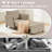 Extra Long Convertible 4 in 1 Sleeper Chair with Pull-Out Mechanism-1124054531