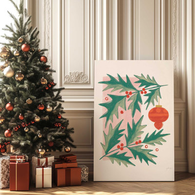 «Christmas Greenery II», reproduction sur toile