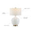 Lampe de table blanche / dorée 27 po Mckenna