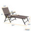 Chaise longue inclinable 28 po