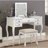 Daryel Vanity Set Featuring Stool and Flip-Up Mirror-862310168