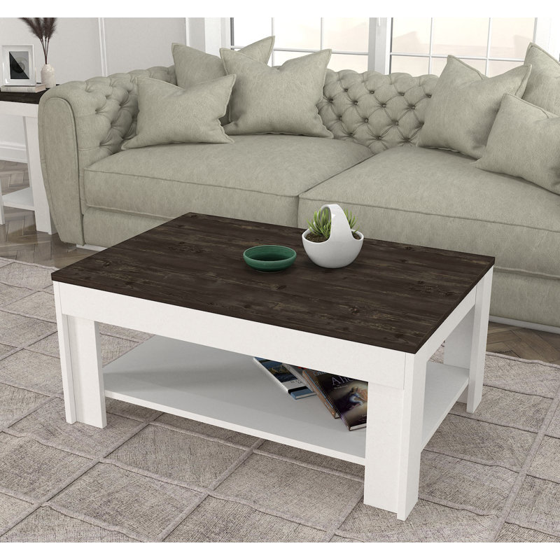 Hrissoula Four Leg Coffee Table with Storage