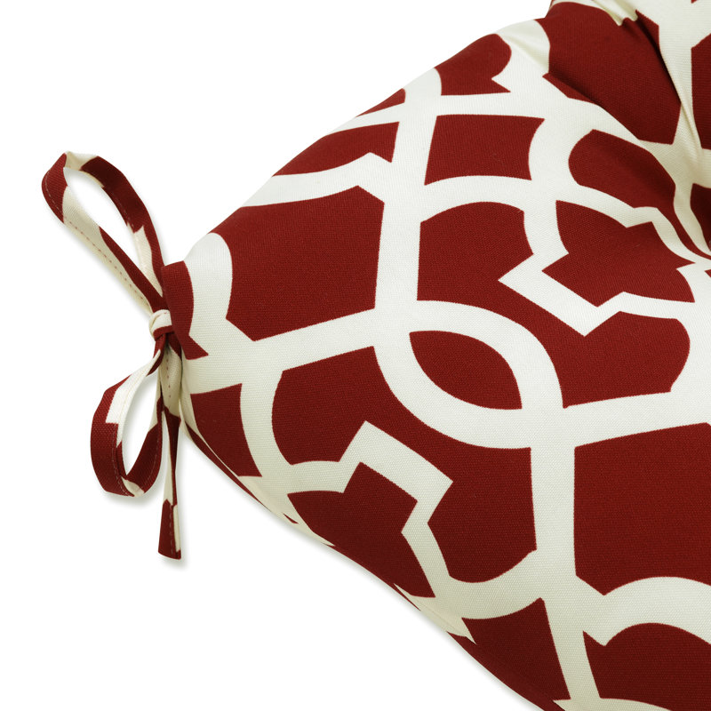 Coussin de siège intérieur / extérieur Abdulazis, Rouge, L 44 po