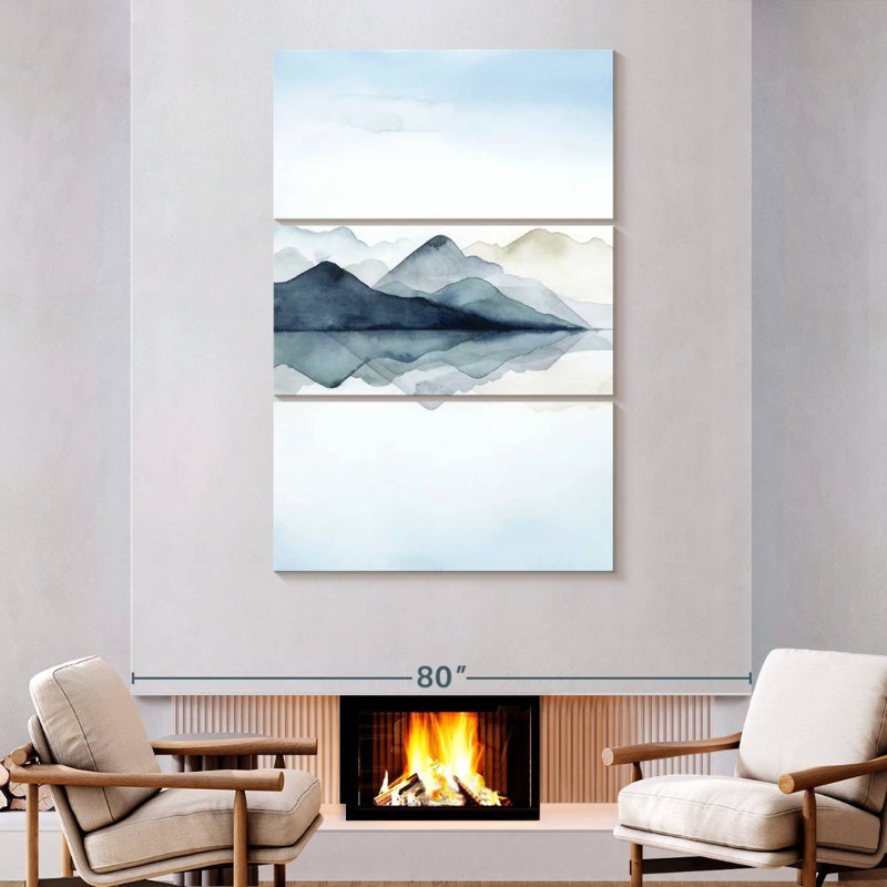 Avery Glacial I, 74" H x 48" W